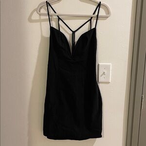 Tobi Black Mini Dress